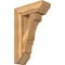 Ekena Millwork Balboa Slat Rough Sawn Bracket w/ Offset Brace, Western Red Cedar, 8"W x 22"D x 34"H BKT0806X22X34BOA06RWR - alternate 1